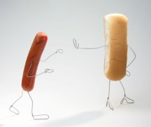 hot dog art