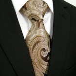 Paisley-Brown-Chocolate-Mens-Ties-Neckties-100-Silk-Jacquard-Woven-Ties-For-Men-Brands-Ties-For